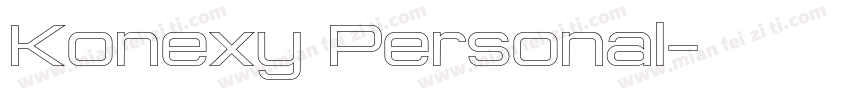 Konexy Personal字体转换